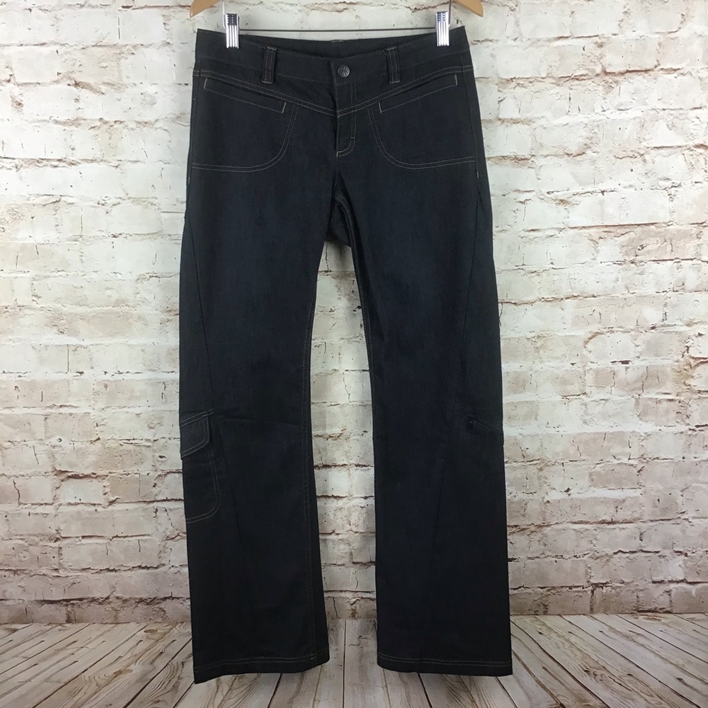 Athleta Dry Dipper Jeans Hiking Purple Pants Sz 6